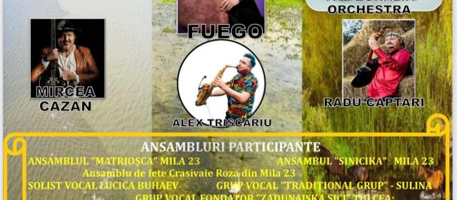 Program Sărbătoarea Borșului de Pește din Delta Dunării-Crișan, ediția a VI-a  29 AUGUST – 30 AUGUST 2025