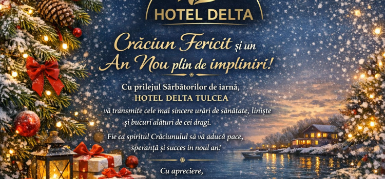Complex Delta: „Crăciun Fericit și un An Nou plin de împliniri!”