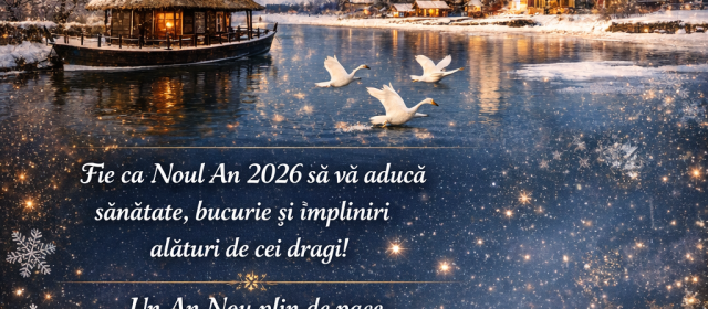 Primarul comunei Murighiol, Alexandru Ignat: La mulți ani! Un An Nou fericit, cu prosperitate și liniște sufletească!