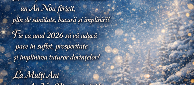 Primarul Ion Șerpescu: La mulți ani, Mahmudia! La mulți ani, 2026!