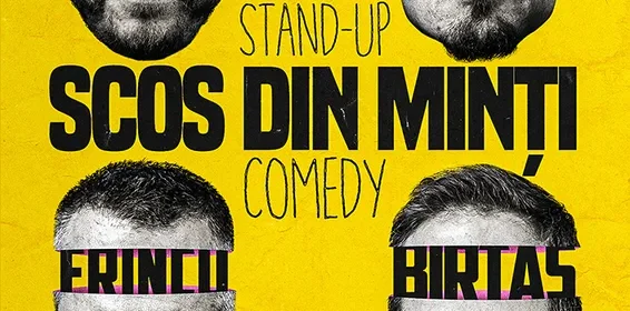 Stand-up cu patru nume puternice la Teatrul Jean Bart din Tulcea