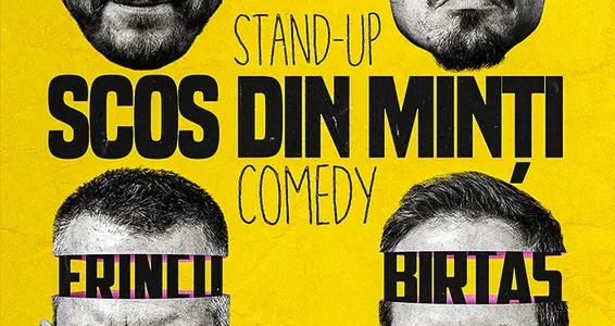 Stand-up cu patru nume puternice la Teatrul Jean Bart din Tulcea