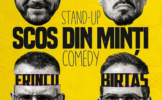 Stand-up cu patru nume puternice la Teatrul Jean Bart din Tulcea