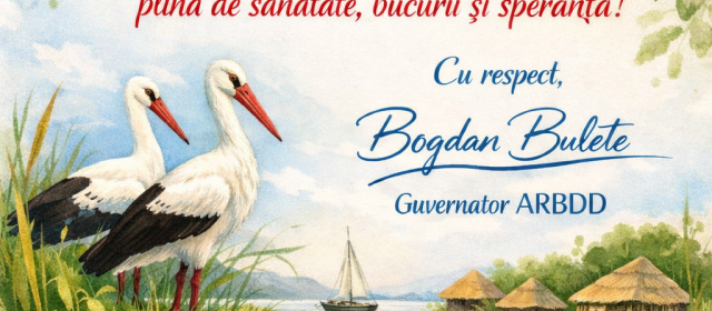 Mesajul Guvernatorului ARBDD, Bogdan Bulete