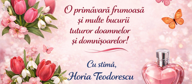 Mesajul președintelui Consiliului Județean Tulcea, Horia Teodorescu
