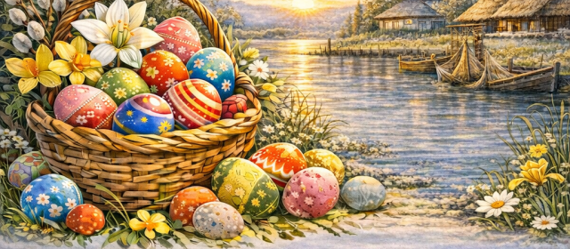 „Paște fericit” vă urează Eugen Ion, primarul comunei Jurilovca