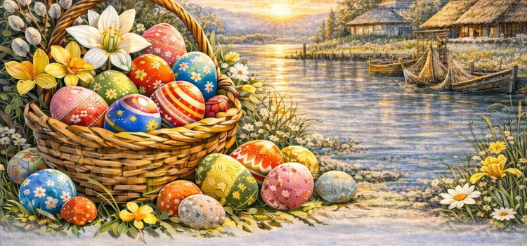 „Paște fericit” vă urează Eugen Ion, primarul comunei Jurilovca