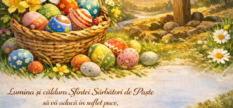 „Paște fericit” vă urează Ion Șerpescu, primarul comunei Mahmudia