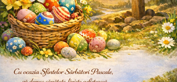 „Paște fericit” vă urează Alexandru Ignat, primarul comunei Murighiol