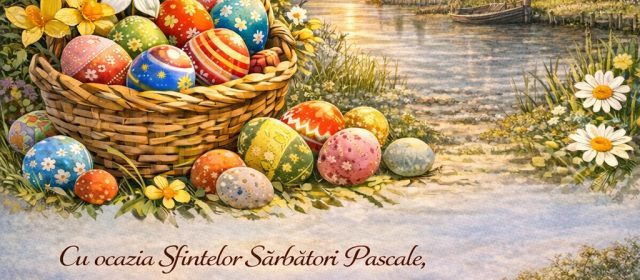 „Paște fericit” vă urează Vitali Finoghen, primarul comunei Sarichioi