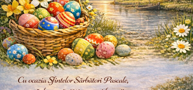 „Paște fericit” vă urează Vitali Finoghen, primarul comunei Sarichioi