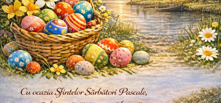 „Paște fericit” vă urează Vitali Finoghen, primarul comunei Sarichioi