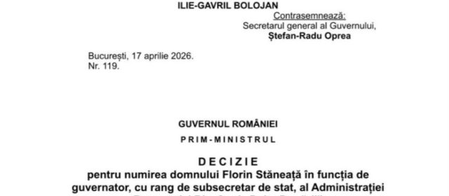 Schimbarea la vârful Administrația Rezervației Biosferei Delta Dunării a fost oficializată.