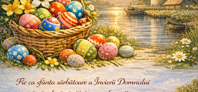 „Paște fericit” vă urează Maria Bălan, primarul orașului Sulina