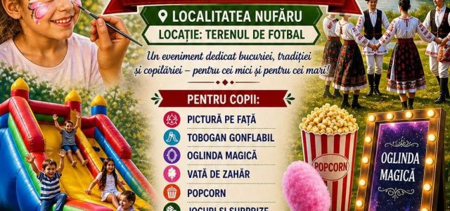 Primăria Comunei Nufăru și Consiliul local Nufaru vă invită cu drag la Rusalii în lumea Copilăriei!