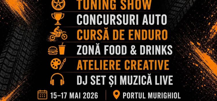 Murighiol devine capitala pasionaților auto: „Low & Loud Murighiol” aduce tuning, competiții internaționale de sound și spectacol total în Delta Dunării: