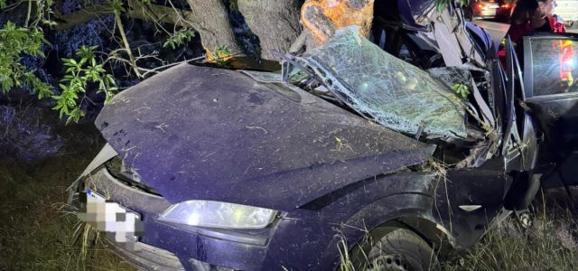 Accident rutier pe DJ 222, pe direcția Agighiol – Sabangia. Două persoane au ajuns la spital