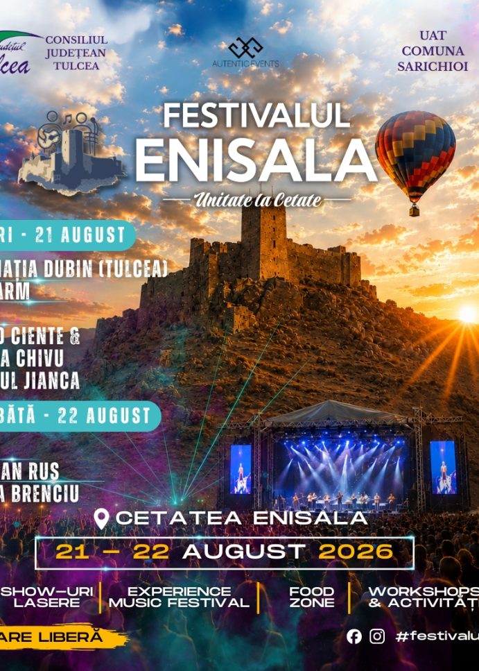 Festivalul Enisala – Unitate la Cetate revine pe 21 și 22 august 2026