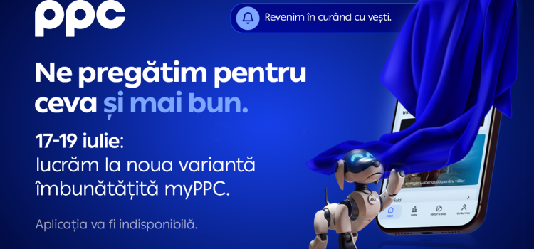 PPC Energie lansează noua versiune a aplicației myPPC, cu design modern și acțiuni intuitive pentru clienți