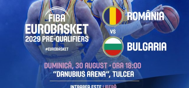 Hai la meci!  Naționala de baschet a României înfruntă Bulgaria