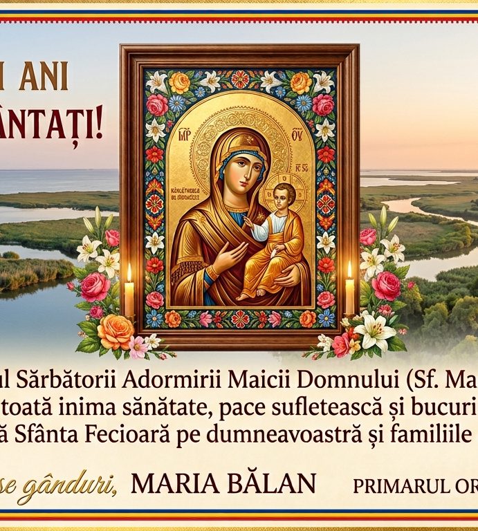 MESAJUL PRIMARULUI ORAȘULUI SULINA, MARIA BĂLAN