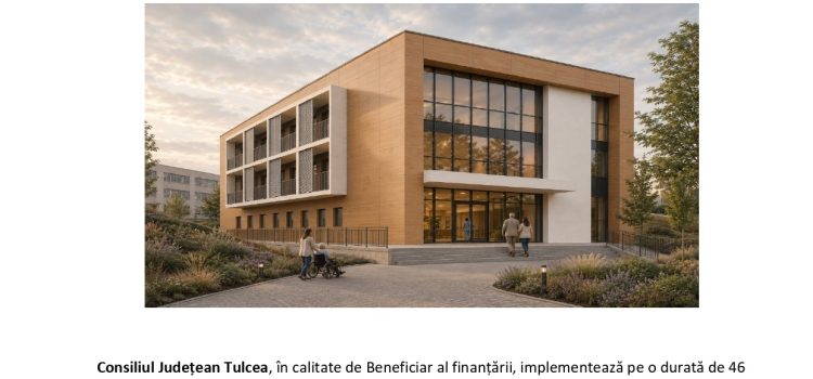 COMUNICAT DE PRESĂ: PROGRESUL PROIECTULUI -Consiliul Județean Tulcea anunță semnarea contractului pentru servicii de proiectare, asistență tehnică din partea proiectantului și execuție lucrări la obiectivul de investiție „Construire unitate sanitară care furnizează servicii de paliație, județul Tulcea”, cod SMIS 343127