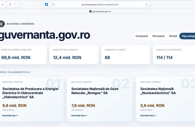 Deputatul PSD de Tulcea, Sergiu Mircea Constantinescu, critică platforma guvernanta.gov.ro: „O centralizare nu este o reformă a companiilor de stat”