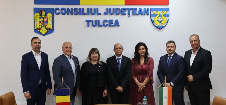 Ambasadorul Indiei în România, în căutare de oportunități de afaceri în Județul Tulcea