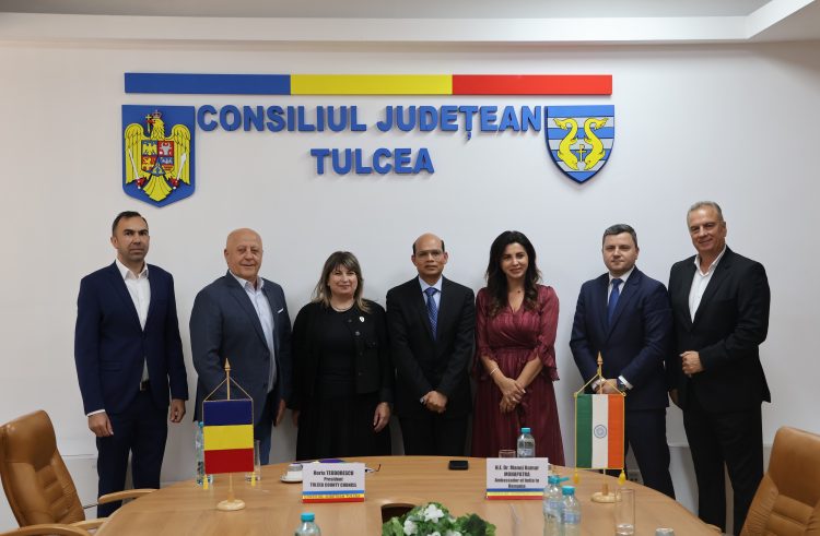 Ambasadorul Indiei în România, în căutare de oportunități de afaceri în Județul Tulcea