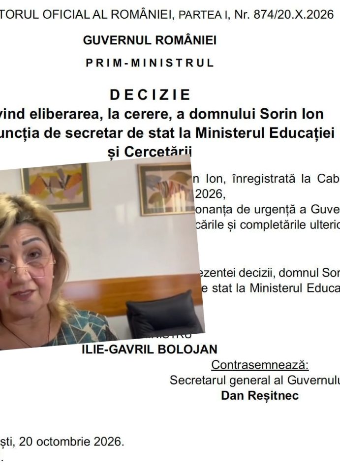 „Nu mai așteptați încă o tragedie!”: Deputatul Constantinescu cere demisia inspectorului școlar general Viorica Pavel: „Șapte ani la conducere sunt suficienți”